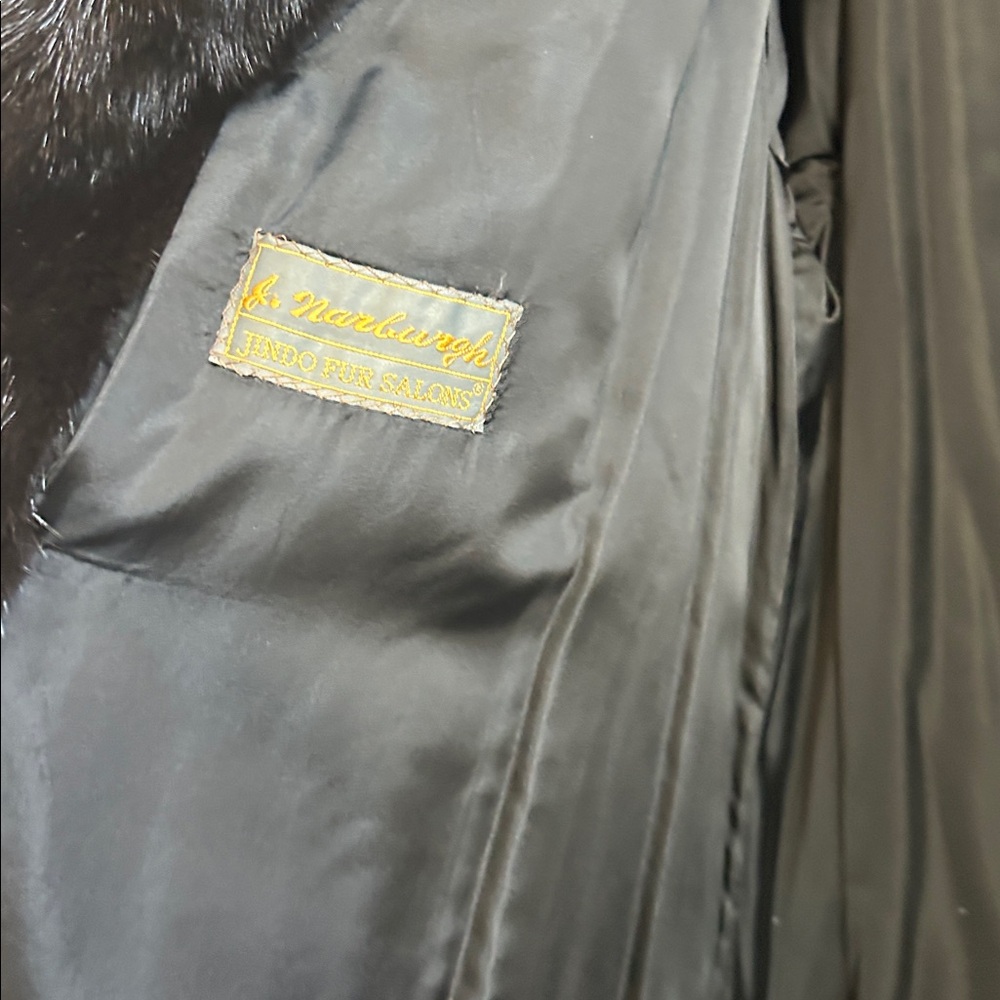 SAGA Mink Ranch Full Length Coat/ pockets, HENIG Furs, Excellent New Condition - Picture 8 of 13